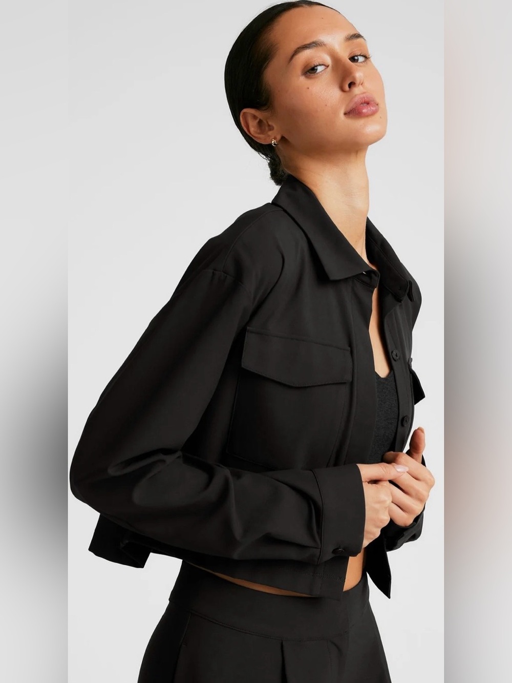 Beyond Yoga Midtown Cropped Jacket